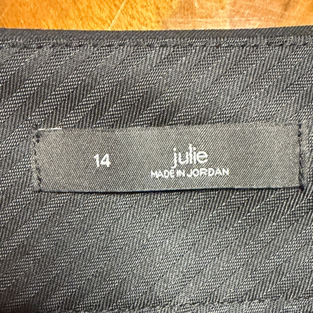 Loft | Black | Julie Fit | Dress Pants | Stretch Trousers | 14 | Excellent - Picture 6 of 8